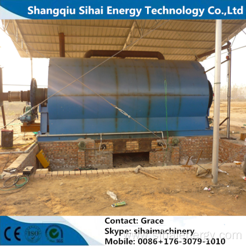 High Oil Yield Pyrolysis Plant For Tire